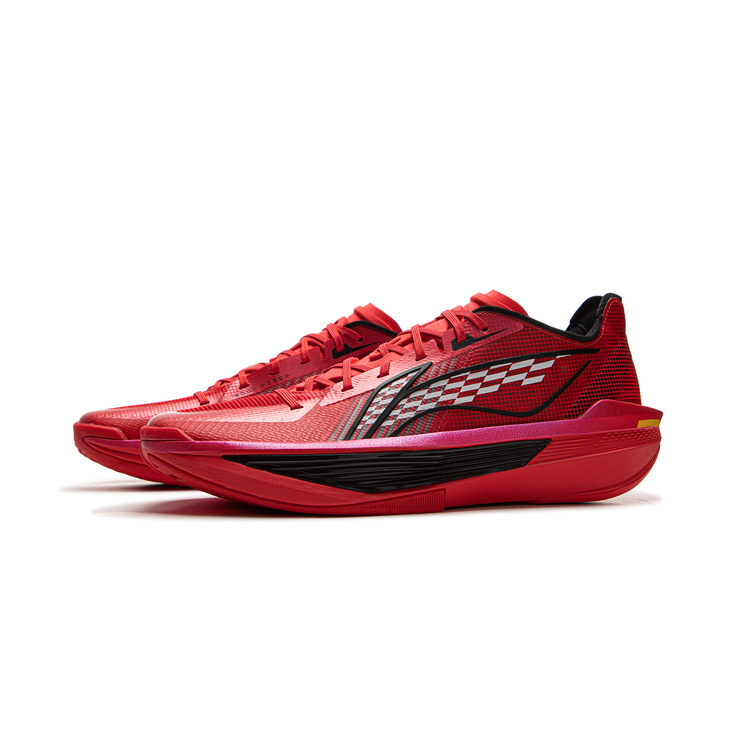 Li Ning ULTRALIGHT Cushioning Slip Resistant Abrasion Resistant Rebound Grip Low top Basketball Shoes Men’s Red