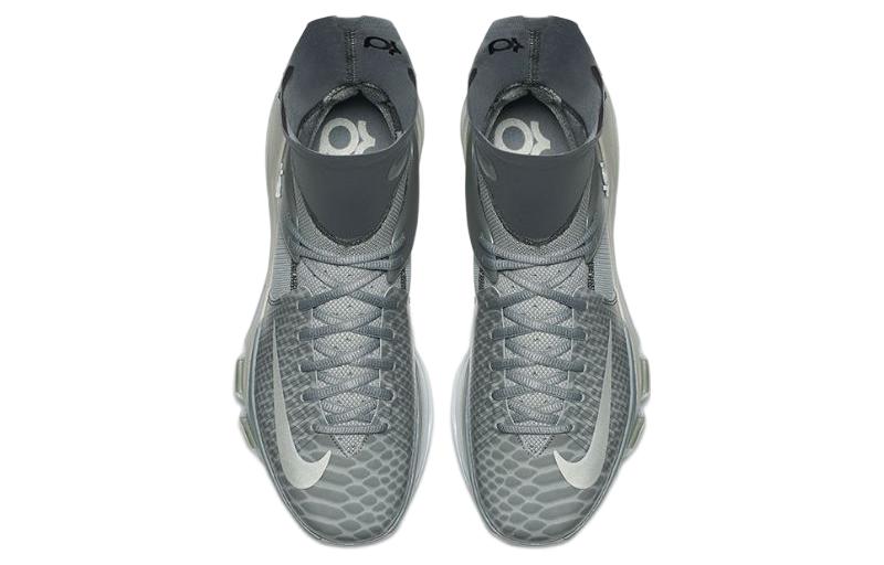 Мужские кроссовки Nike KD 8 ELITE "Wolf Grey" (серые) — фото 4