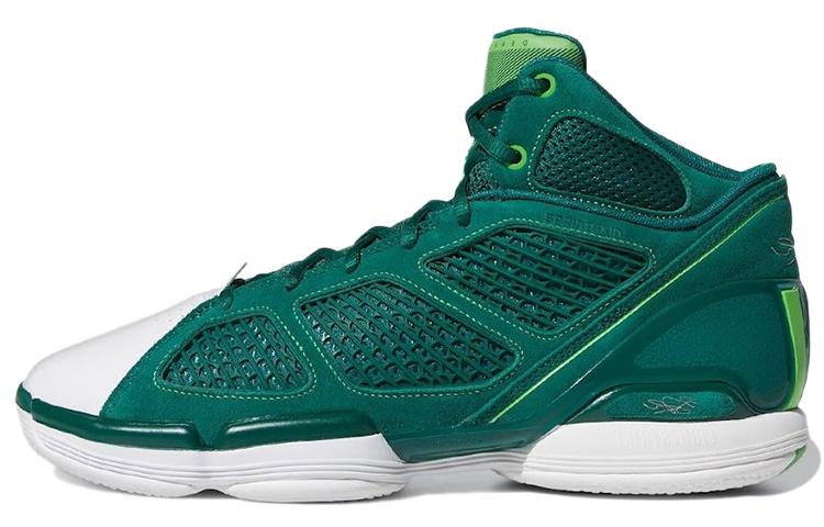 Мужские кроссовки adidas adiZero Rose 1.5 Restomod (бело-зеленые)
