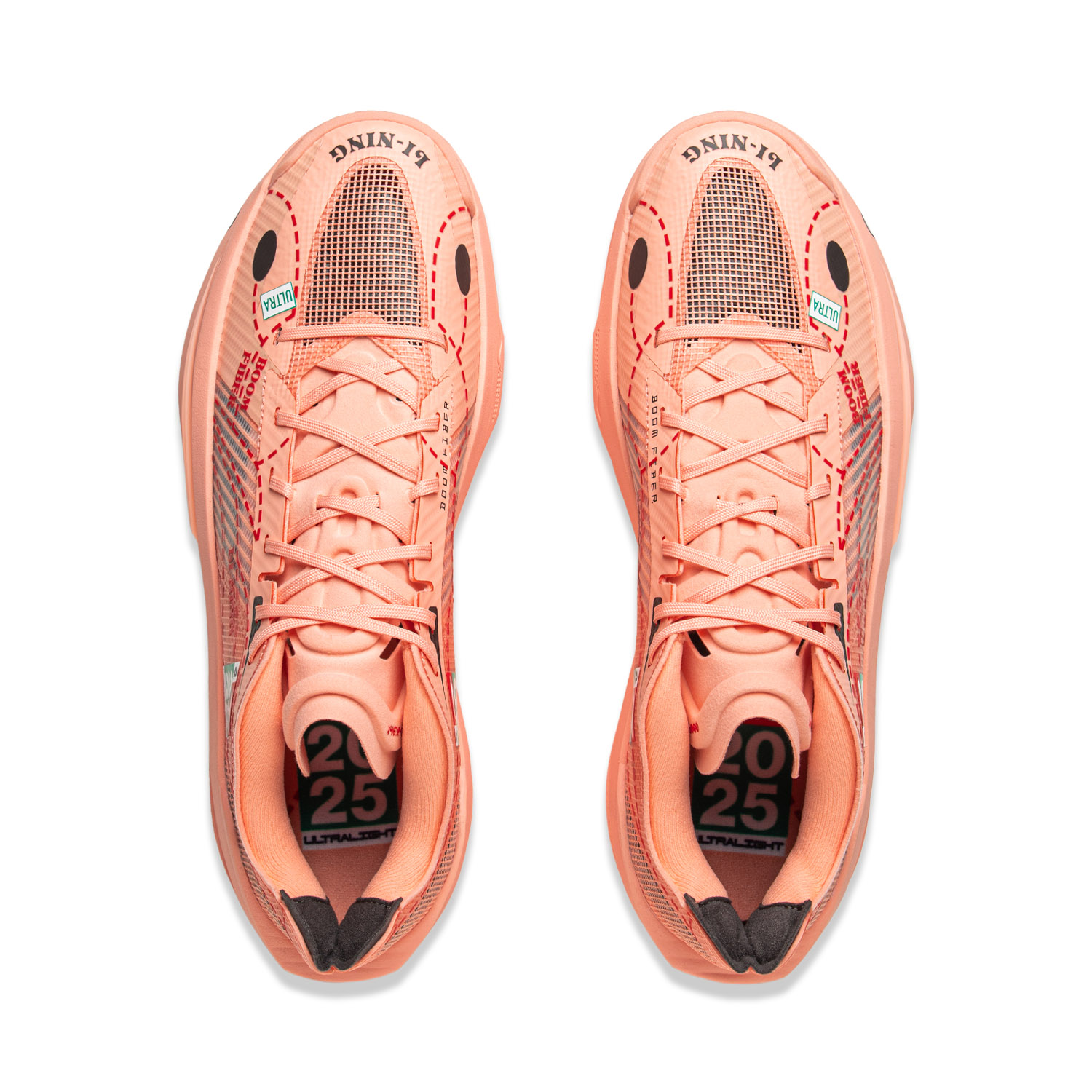 Li Ning ULTRALIGHT Low top Basketball Shoes Men’s Fairy Peach Pink
