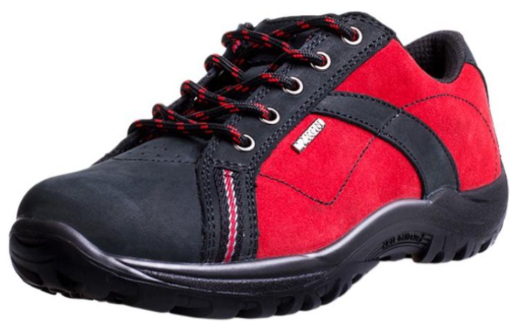 XGN Slip Resistant, Abrasion Resistant, Lightweight Low top Mountaineering Shoes Women’s Black Red