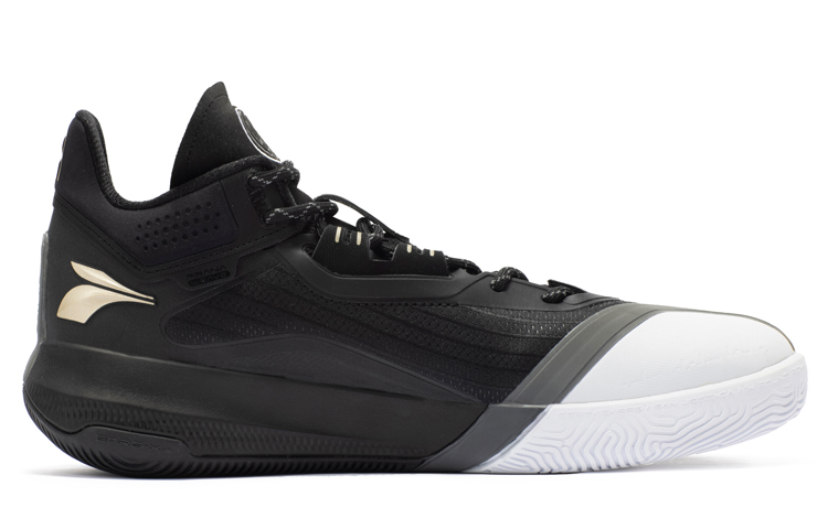 361° AG3 Aaron Gordon 3 Cushioning, Wear Resistant Mid top Performance Basketball Shoes Men’s Obsidian Black
