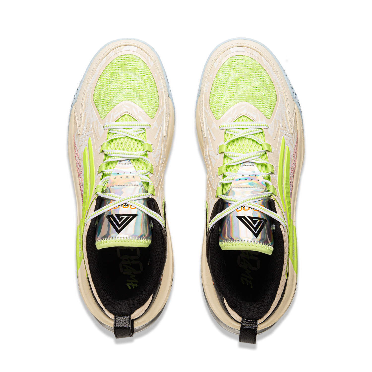 Li Ning Air Strike 11 Low top Performance Basketball Shoes Men’s Rock White Gray