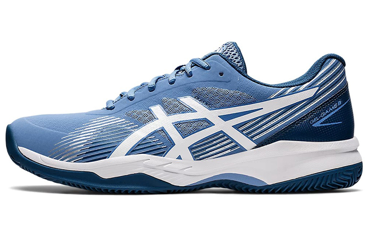 Asics Gel Game 8 Clay Low top Tennis Shoes Men's Blue