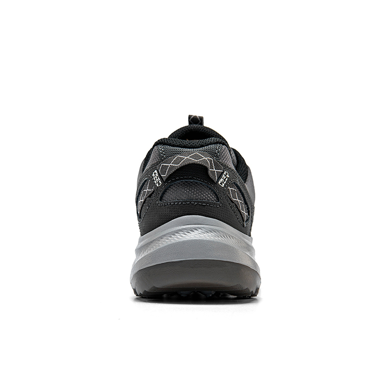 Skechers OUTDOOR Synthetic Leather Fashion Low top Mountaineering Hiking Shoes Men’s Charcoal