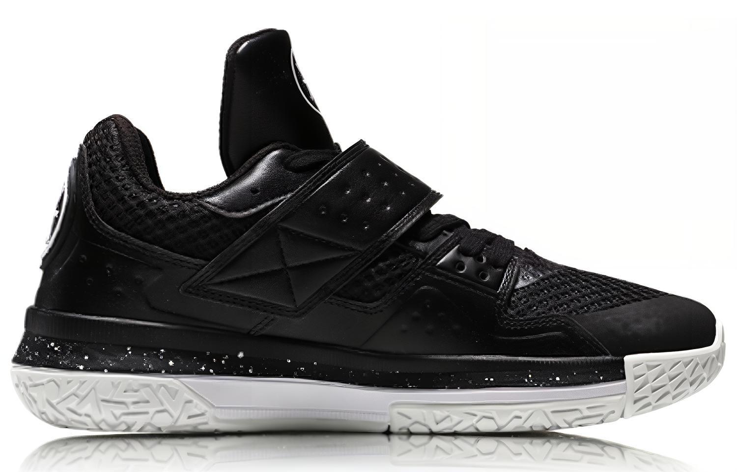 Li Ning Battle Armor Abrasion Resistant Breathable Low top Basketball Shoes Men’s Standard Black