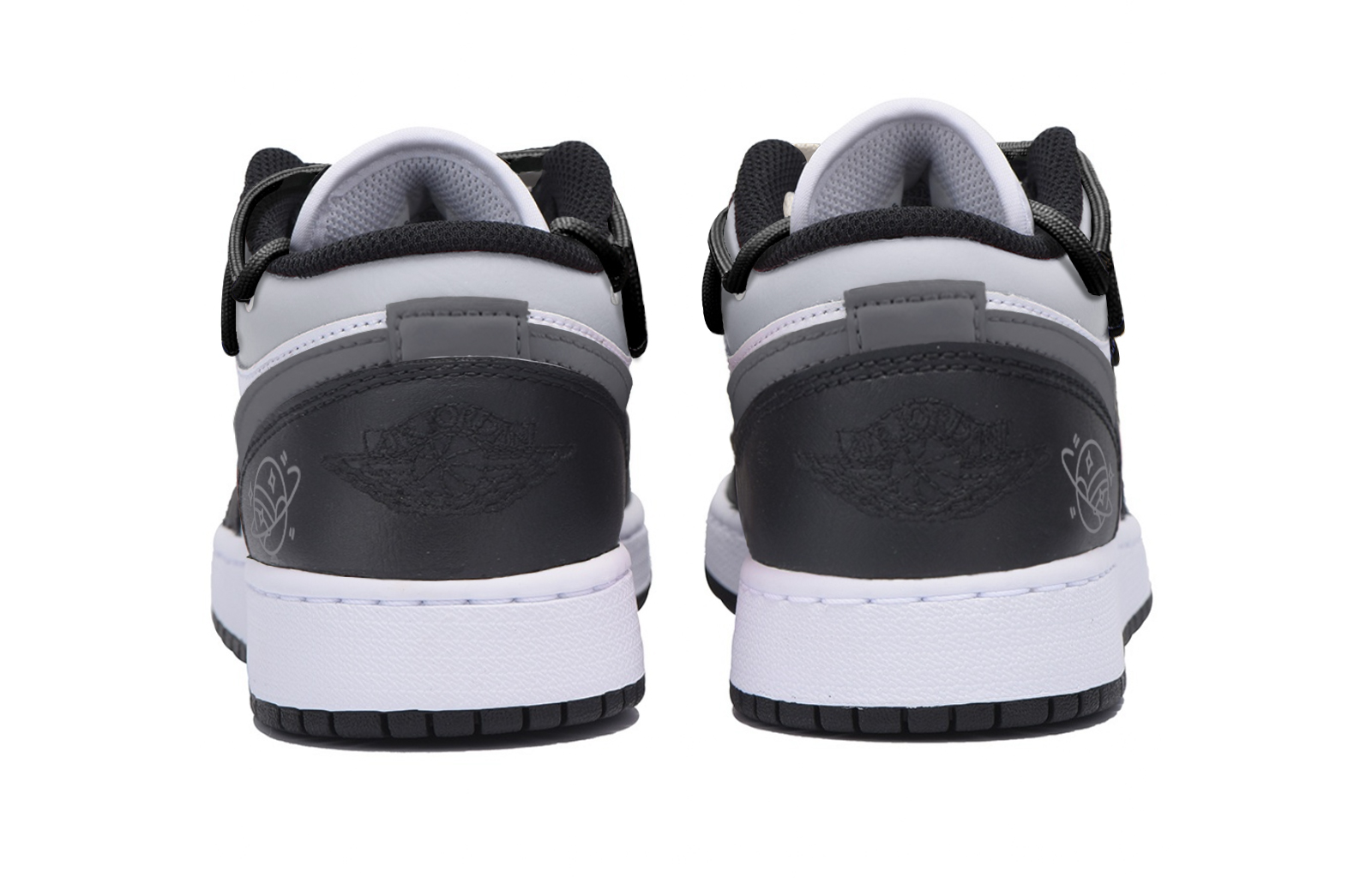 Jordan Air Jordan 1 Abrasion Resistant Slip Resistant Low top Vintage Basketball Shoes Men’s Dark Gray