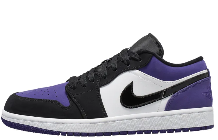 Jordan 1 Low Court Purple