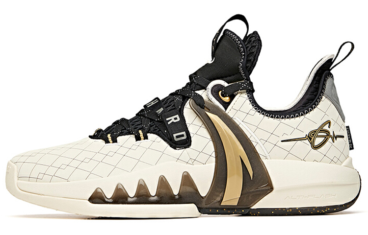 Anta Anta GH2 \"Go Hard\" Hayward, comfortable and versatile, fabric TPU, shock-absorbing, non-slip, wear-resistant, breathable support, low-top basketball shoes, men's platinum brown
