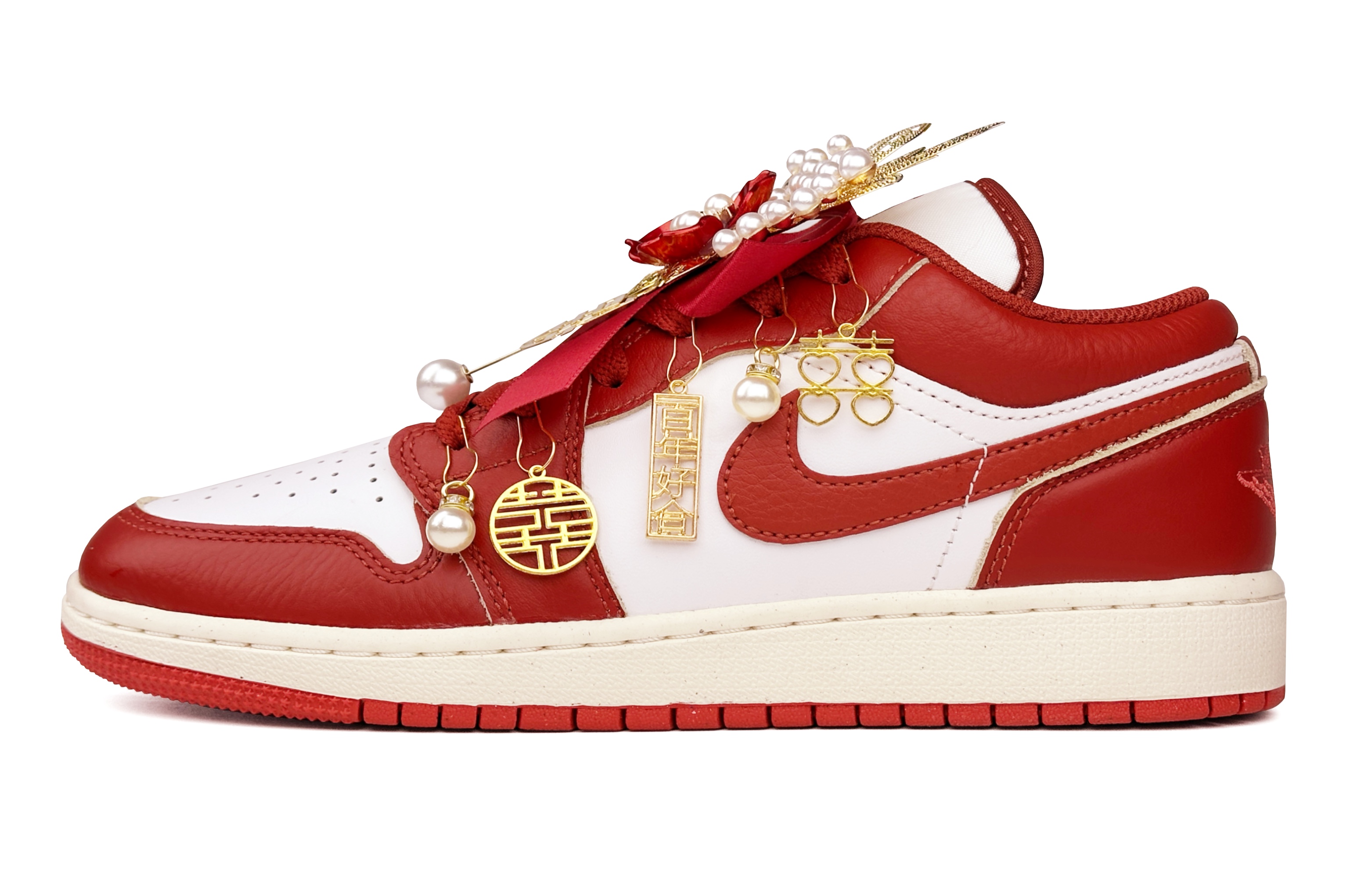 Jordan Air Jordan 1 GS Steam Rose, A Match Made In Heaven Cushioning Abrasion Resistant Cushioning, Wear Resistant