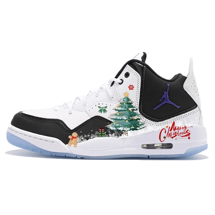 Jordan Courtside 23 Vintage Basketball Shoes Women's Mid Top Black/White