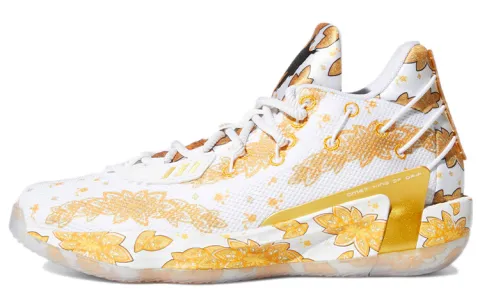 Dame 7 Ric Flair x Dame 7 Adidas Gca 'White Gold Metallic'