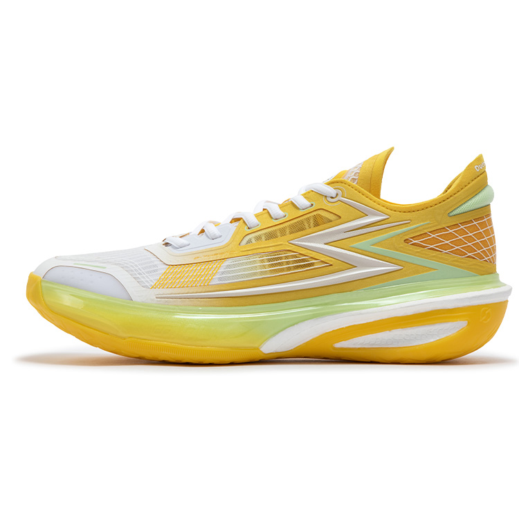 361° Speed BB Slip Resistant, Abrasion Resistant, Lightweight Low top Basketball Shoes Men’s Yellow Green Mismatched