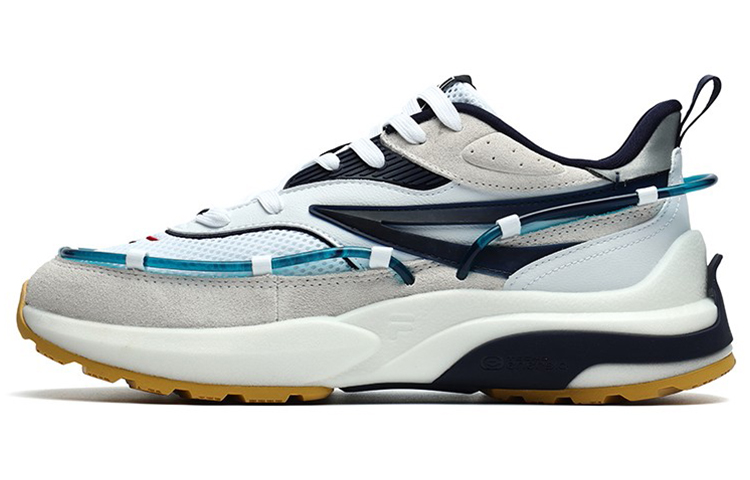 Мужские кроссовки Fila FILA FUSION (серо-бело-синие)