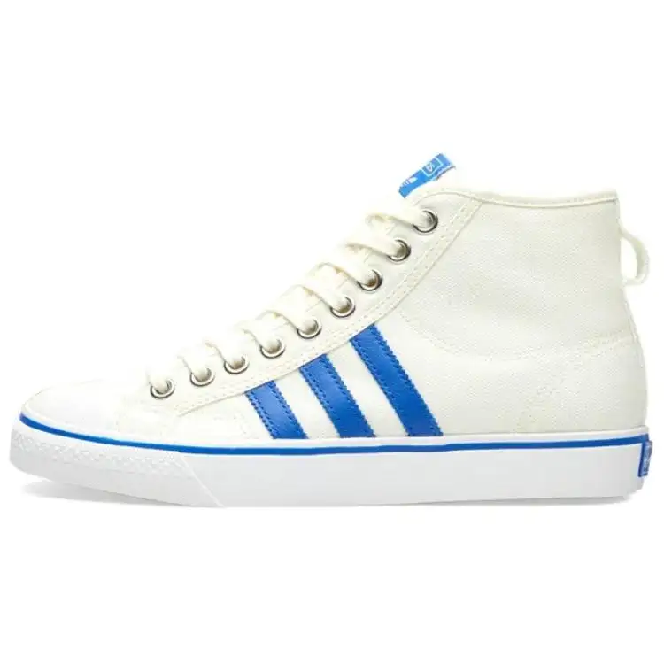 Adidas Originals Nizza High top Canvas Shoes Men's White
