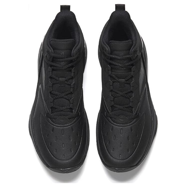 Anta Slip Resistant Coverage Abrasion Resistant High top Basketball Shoes Men’s Black