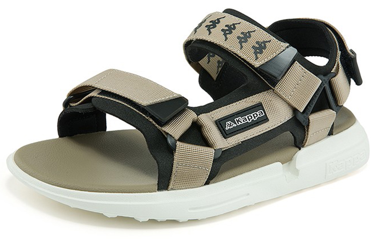 Kappa Beach Sandals Unisex Gray Army Green