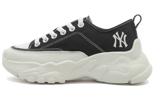 MLB Chunky High Platform Abrasion Resistant Abrasion Resistant Low top Chunky Sneakers Unisex Black