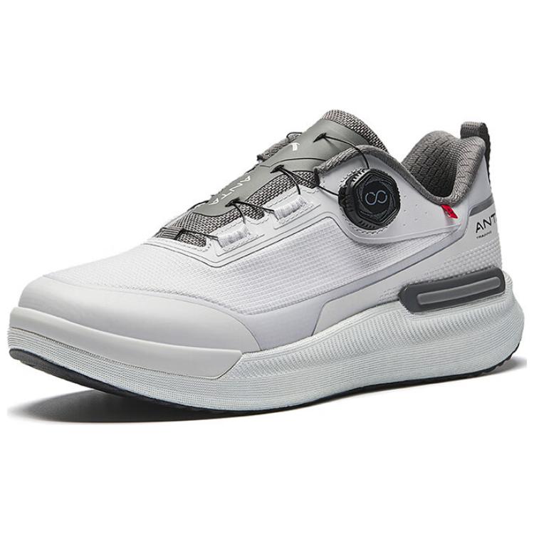Anta Wanli Slip Resistant And Abrasion Resistant Coverage Low top Training Shoes Men’s Sand Grain Gray