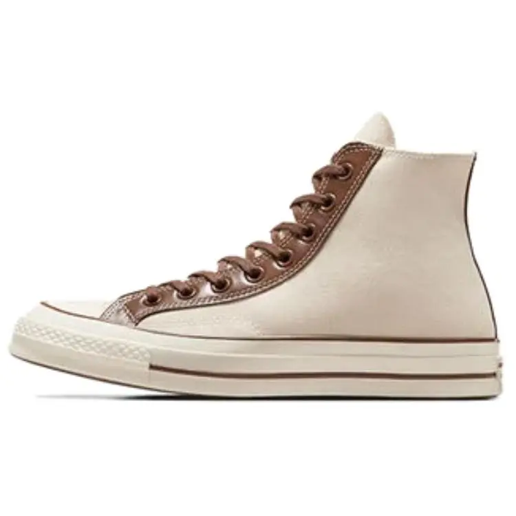 Chuck 70 Converse High 'Leather Overlays - Natural Ivory'
