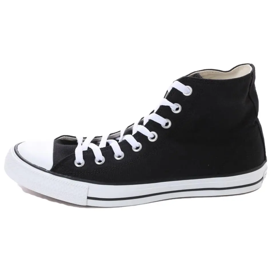 Converse Nextar Abrasion Resistant Breathable High top Canvas Shoes Unisex Black