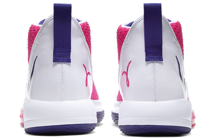 Баскетбольные кроссовки Nike Zoom Rize 1 Kay Yow (розово-белые) — фото 5