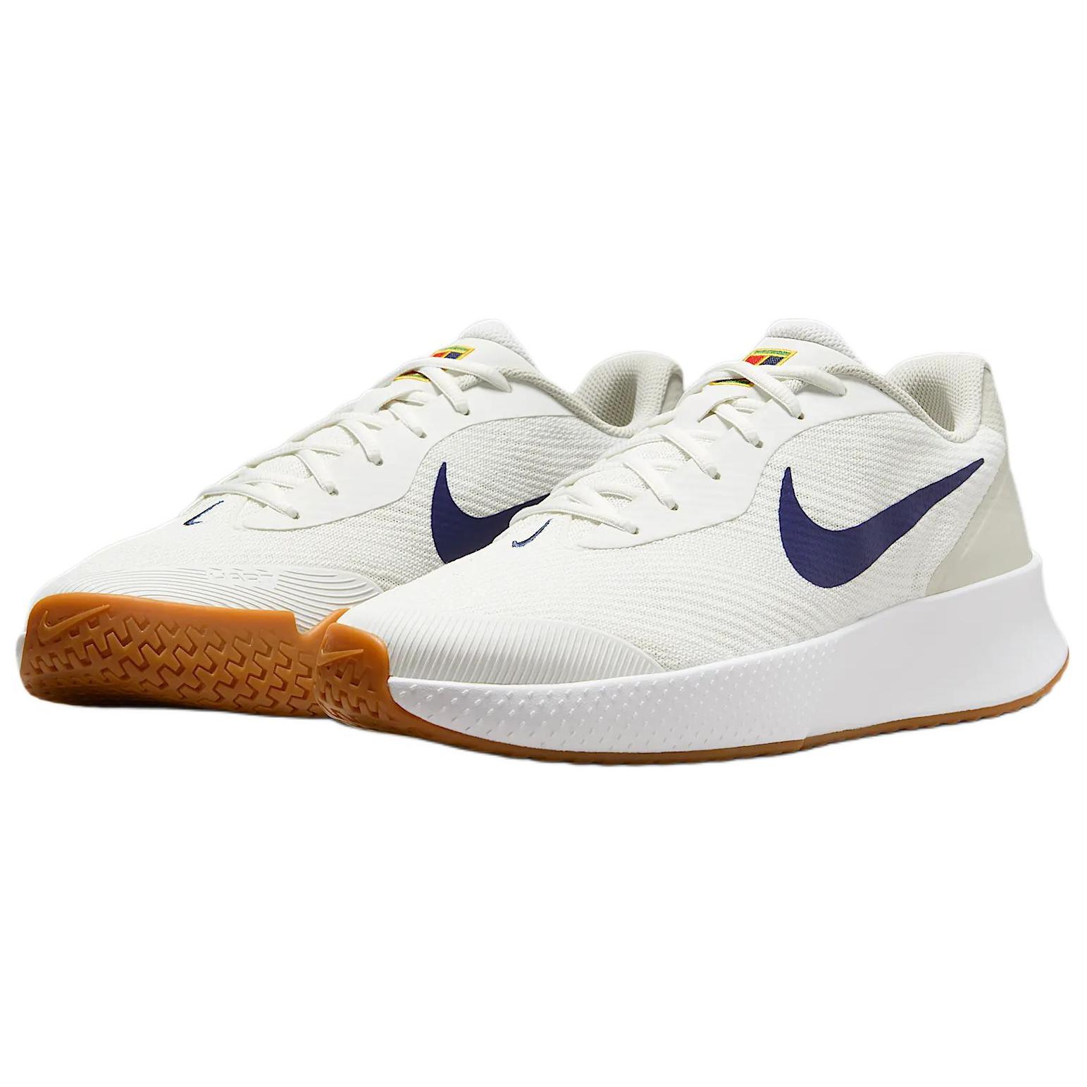 Nike Court Vapor Lite 3 Hc Summit White Light Bone Gum Medium Brown Binary Blue