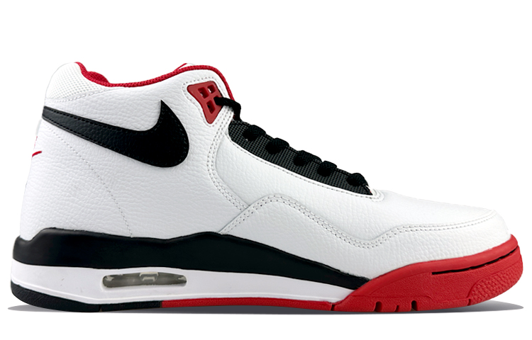 Nike Flight Legacy Mid top Vintage Basketball Shoes Unisex Black White Red