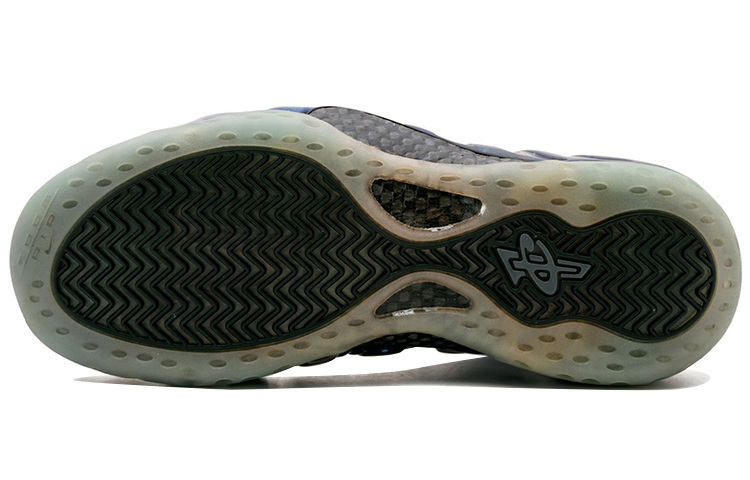 Мужские кроссовки Nike Foamposite One NRG Galaxy (синие) — 黑曜石/深灰/黑 — фото 5