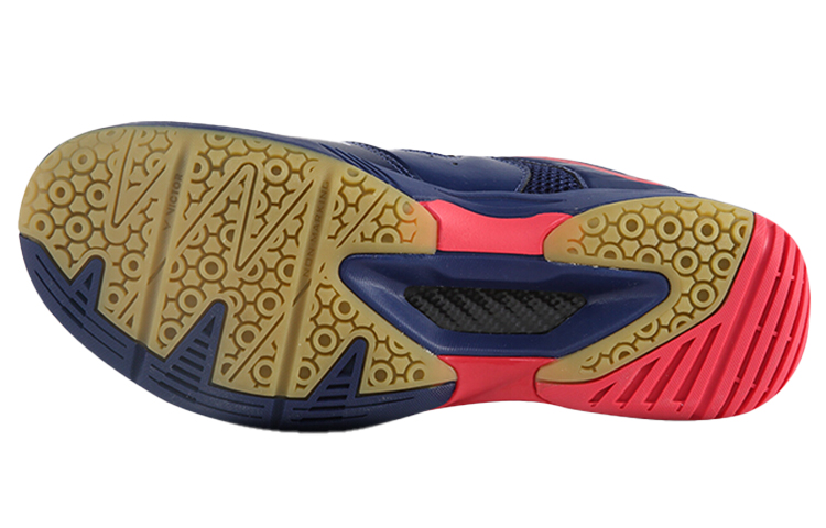 VICTOR Textile, Synthetic Leather Slip Resistant, Abrasion Resistant, Breathable Low top Badminton Shoes Unisex Blue