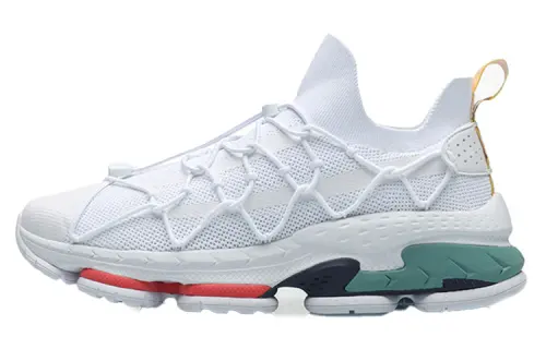 Li Ning CF Source Killer Non slip Lightweight Low top Chunky Sneakers Men's White