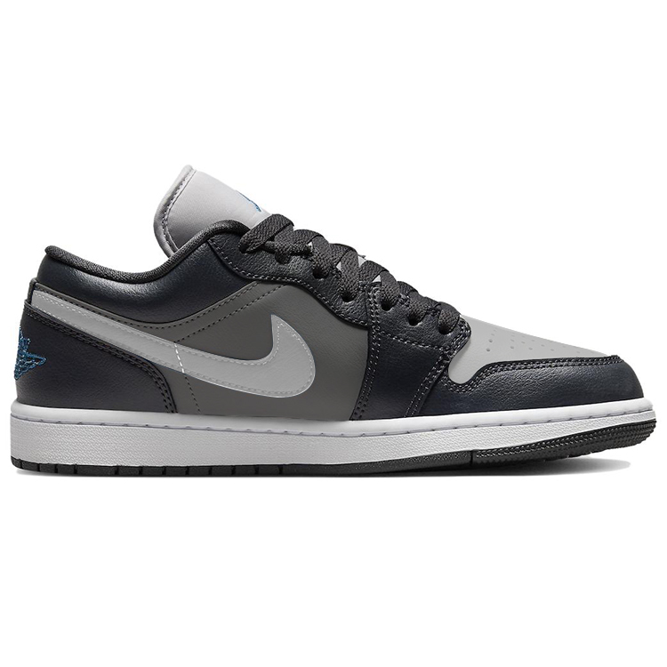 Jordan Air Jordan 1 Vintage Basketball Shoes Unisex Low Top Black/Gray