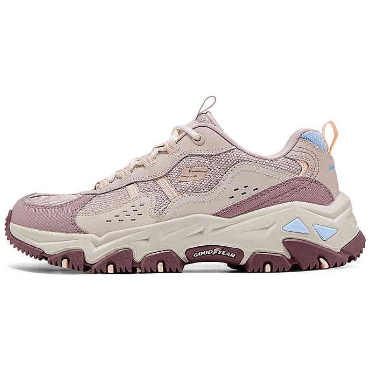 Skechers Abrasion Resistant Breathable Height Increasing Low top Hiking Shoes Women’s Pink