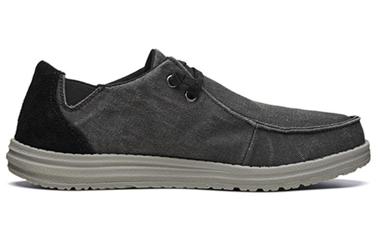 Мужские кеды Skechers Melson (черные) — фото 2