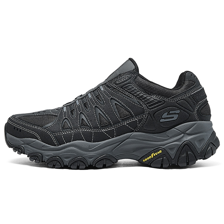 Skechers After Burn M.Fit 2.0 Cushioning Slip Resistant Abrasion Resistant Low top Mountaineering Shoes Men’s Black