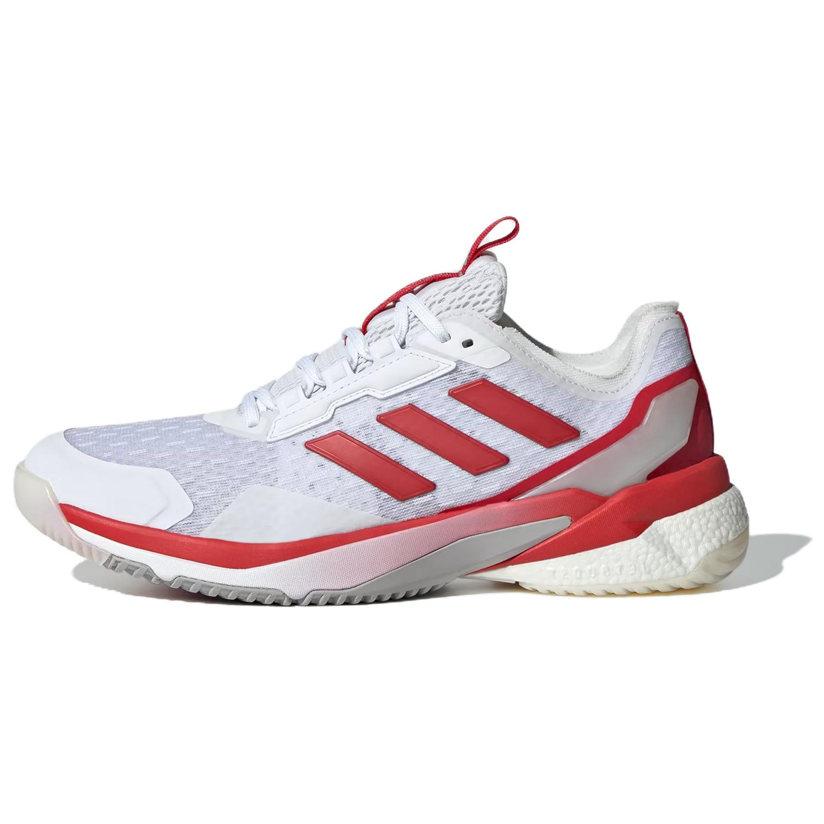 Adidas Crazyflight 5 Indoor Cloud White Better Scarlet Matte Silver Women's