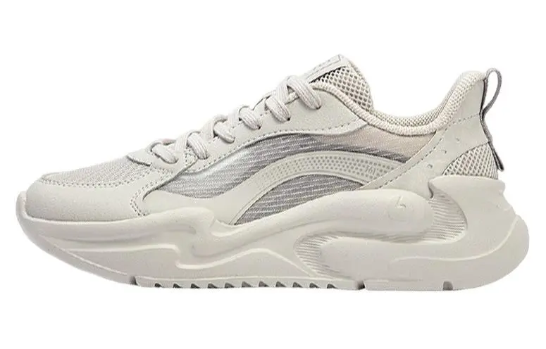 361° Slip Resistant Low top Chunky Sneakers Women's Beige Gray