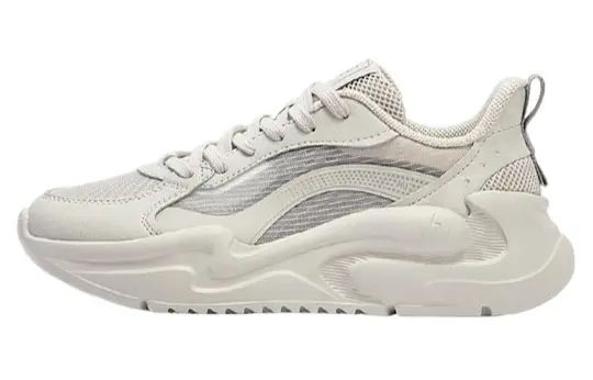 361° Slip Resistant Low top Chunky Sneakers Women's Beige Gray
