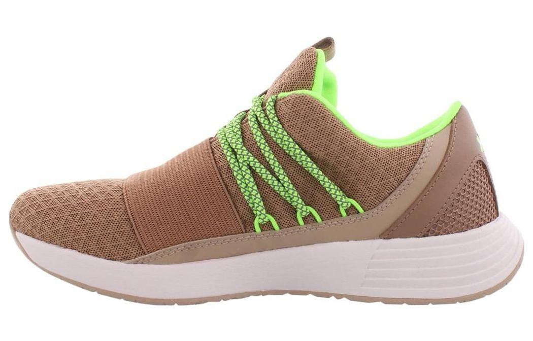 Under Armour Breathe Cushioning Abrasion Resistant Cushioning, Wear Resistant Low top Training Shoes Unisex Brown Green