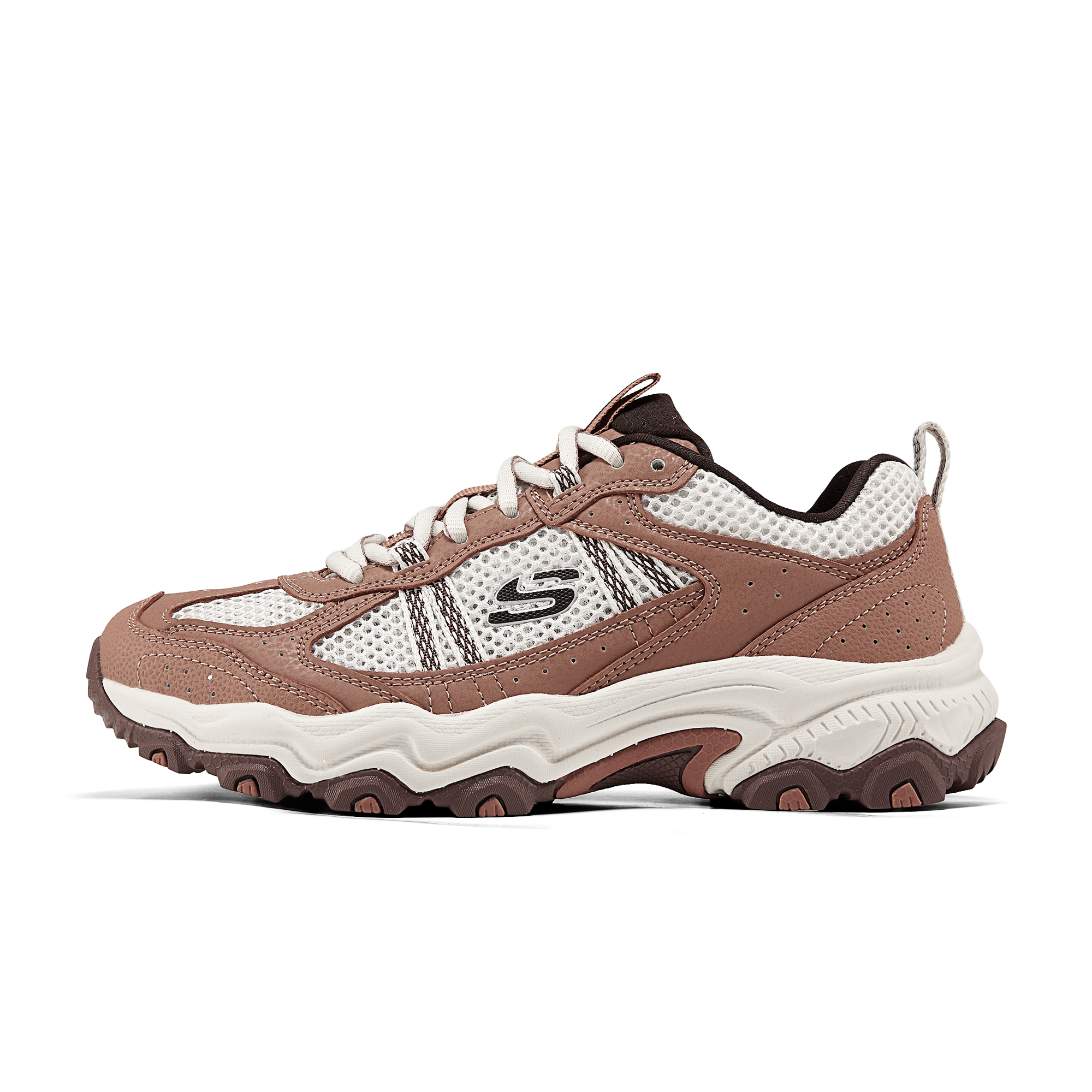 Skechers Stamina At Abrasion Resistant Breathable Support Grip Low top Hiking Shoes Women’s Brown White
