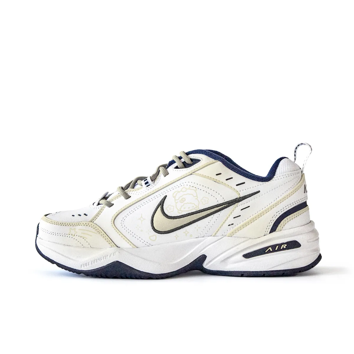 Nike Air Monarch 4 Slip Resistant Abrasion Resistant Slip Resistant Abrasion Resistant Low top Chunky Sneakers Unisex