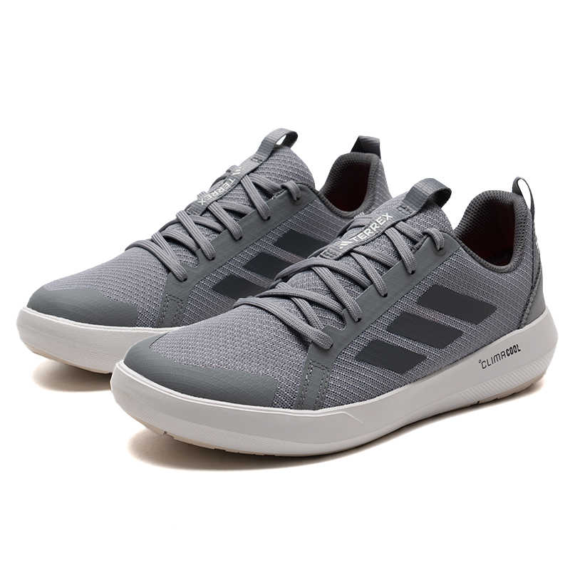 Adidas Terrex Boat Breathable Low top Hiking Shoes Unisex Gray