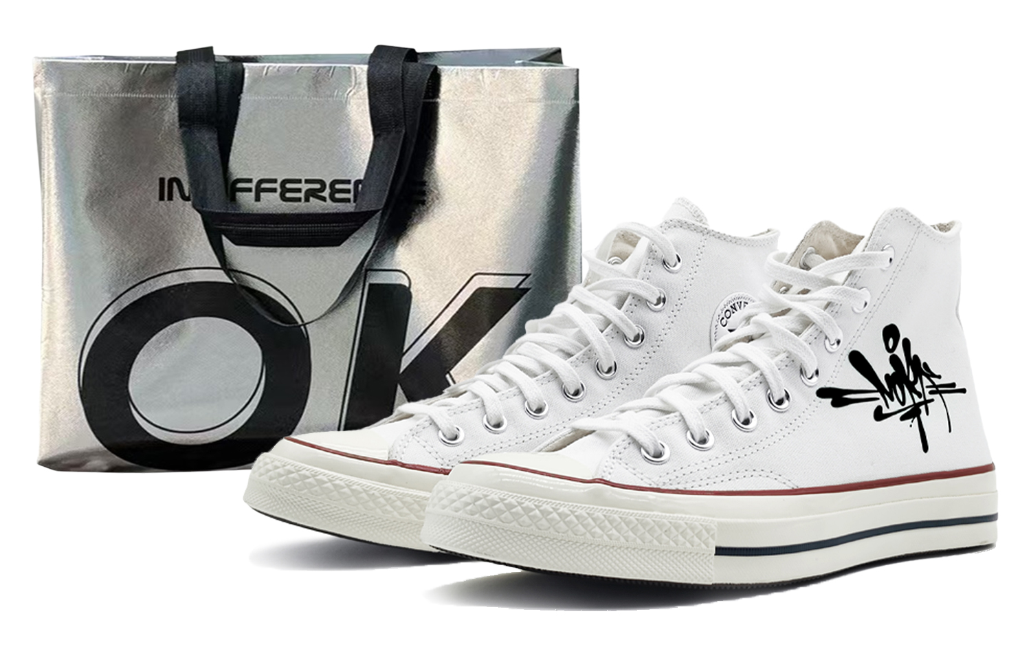Converse 1970s Chuck Taylor High top Canvas Shoes Unisex Ecru