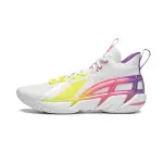 LiNing Anti five 4 Cushioning Slip Resistant Abrasion Resistant Breathable Support Rebound Mid top Basketball Shoes