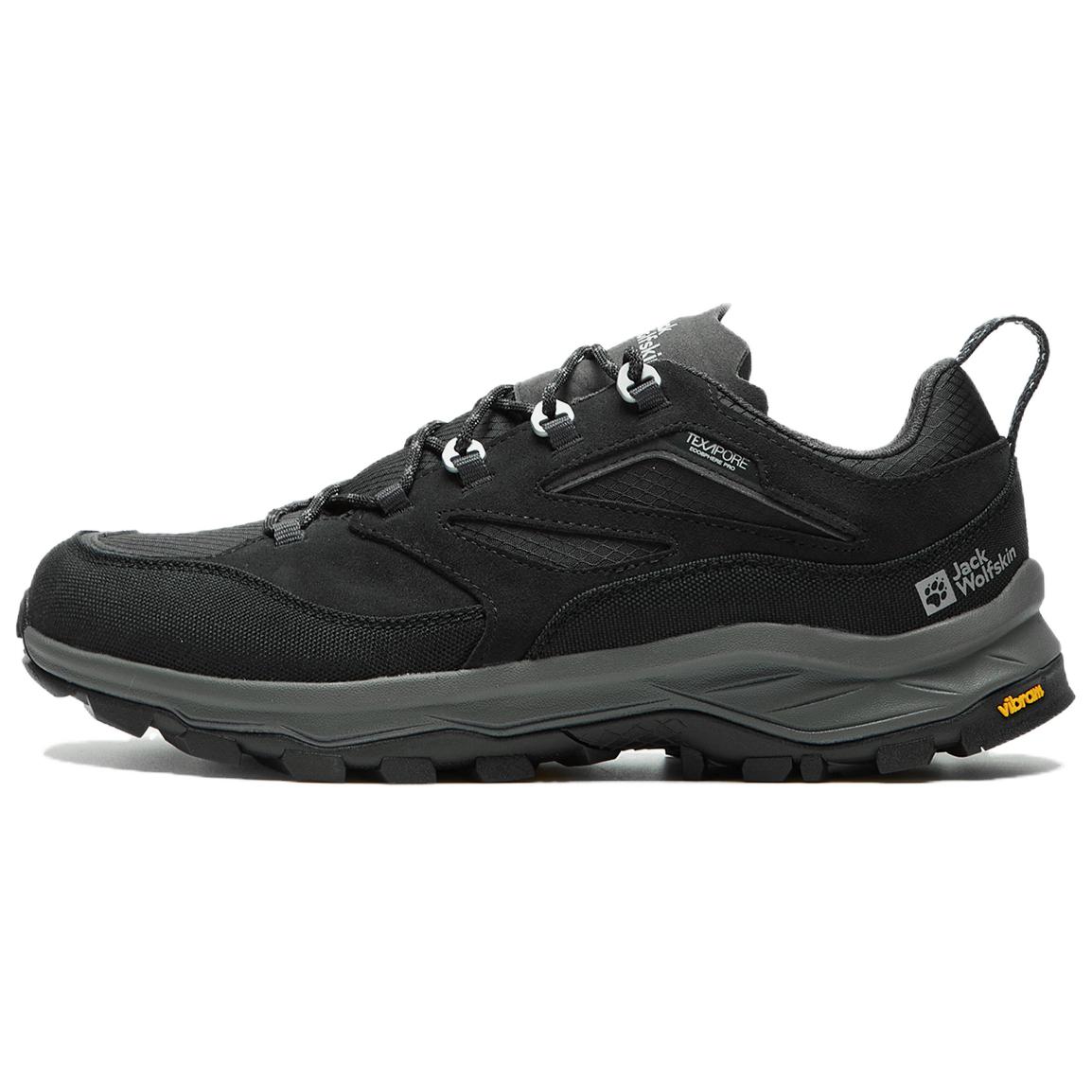Jack Wolfskin Slip Resistant, Abrasion Resistant, Waterproof Low top Hiking Shoes Men’s Dark Gray