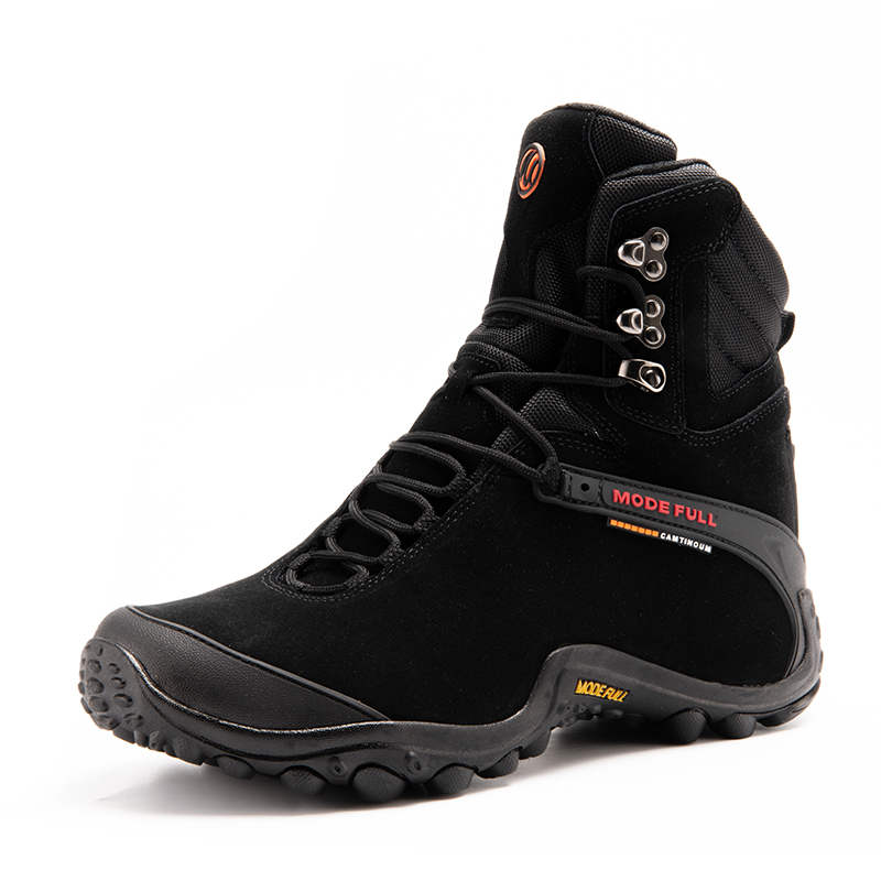 MODE FULL Cushioning Anti Slip Wear Resistant Water Resistant Supportive Impact Resistant High Top Hiking Shoes Men’s