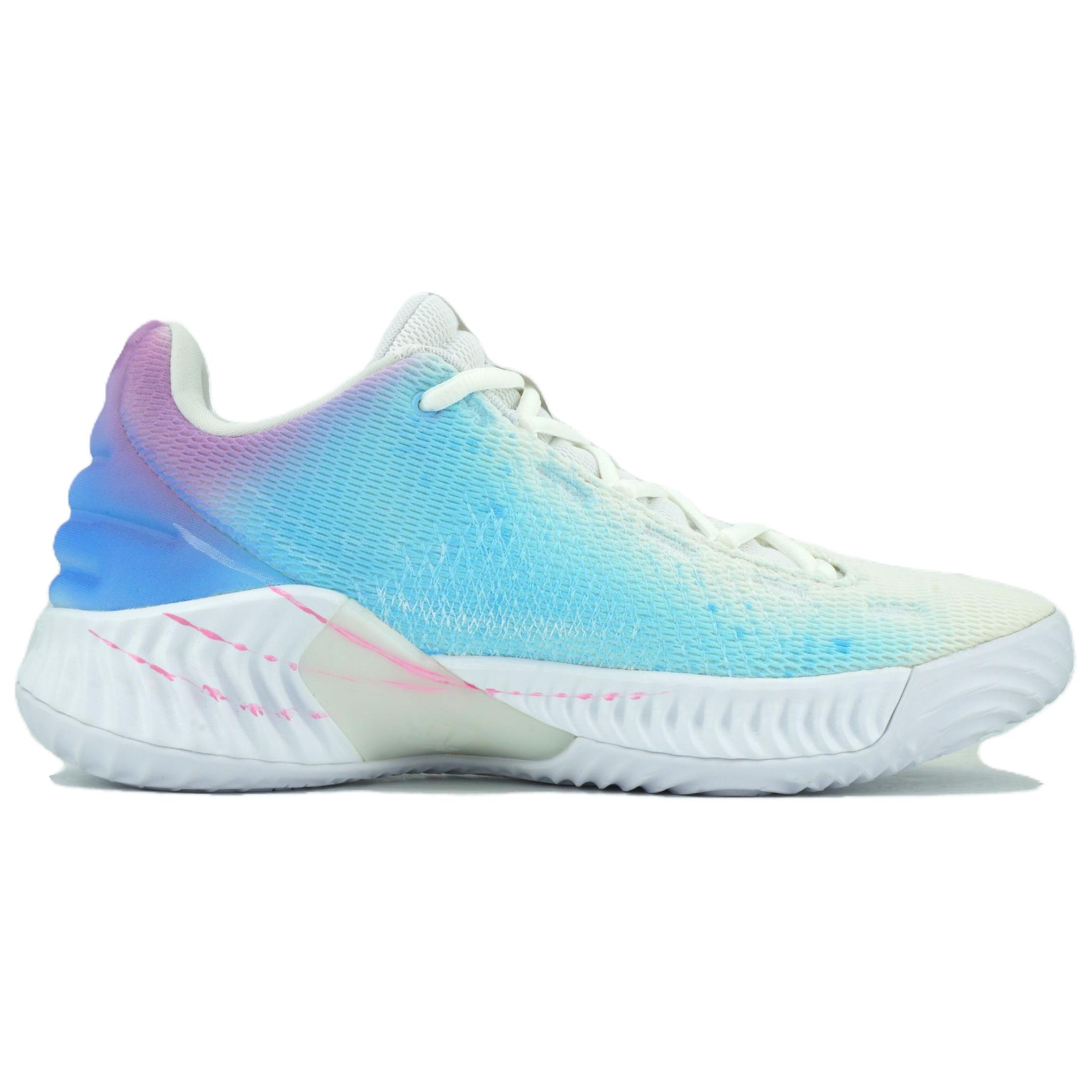 Adidas Pro Bounce 2018 Basketball Shoes Men’s Low Top Pink/Purple/Blue/Black/White