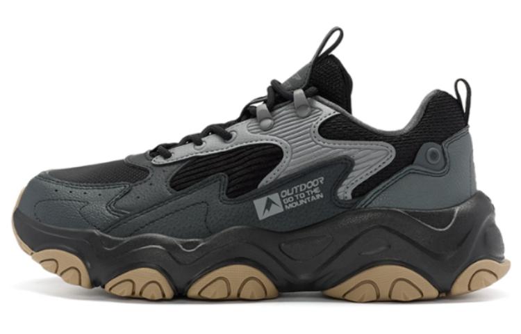 XTEP Cat Paw 2.0 Slip Resistant Abrasion Resistant Low top Outdoor Shoes Men’s Black Gray