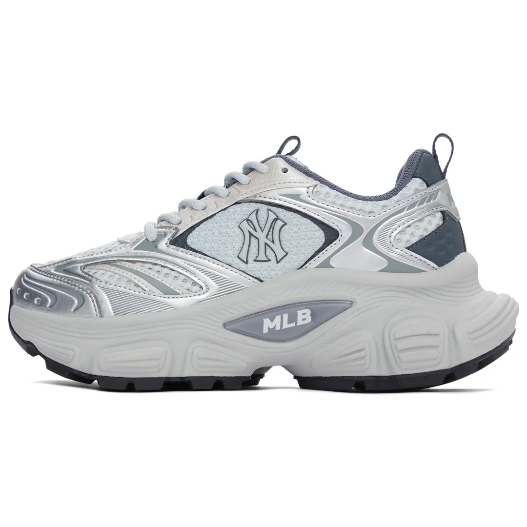 MLB New York Yankees Height Increasing Low top Chunky Sneakers Unisex Light Gray