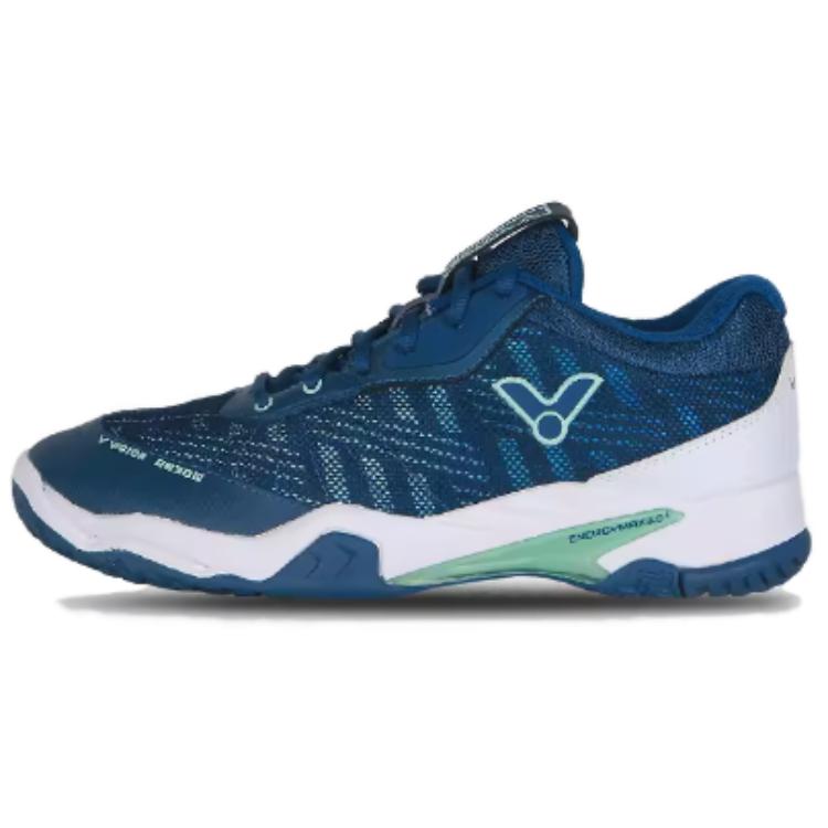 VICTOR Cushioning Low top Badminton Shoes Unisex Wing Duck Blue